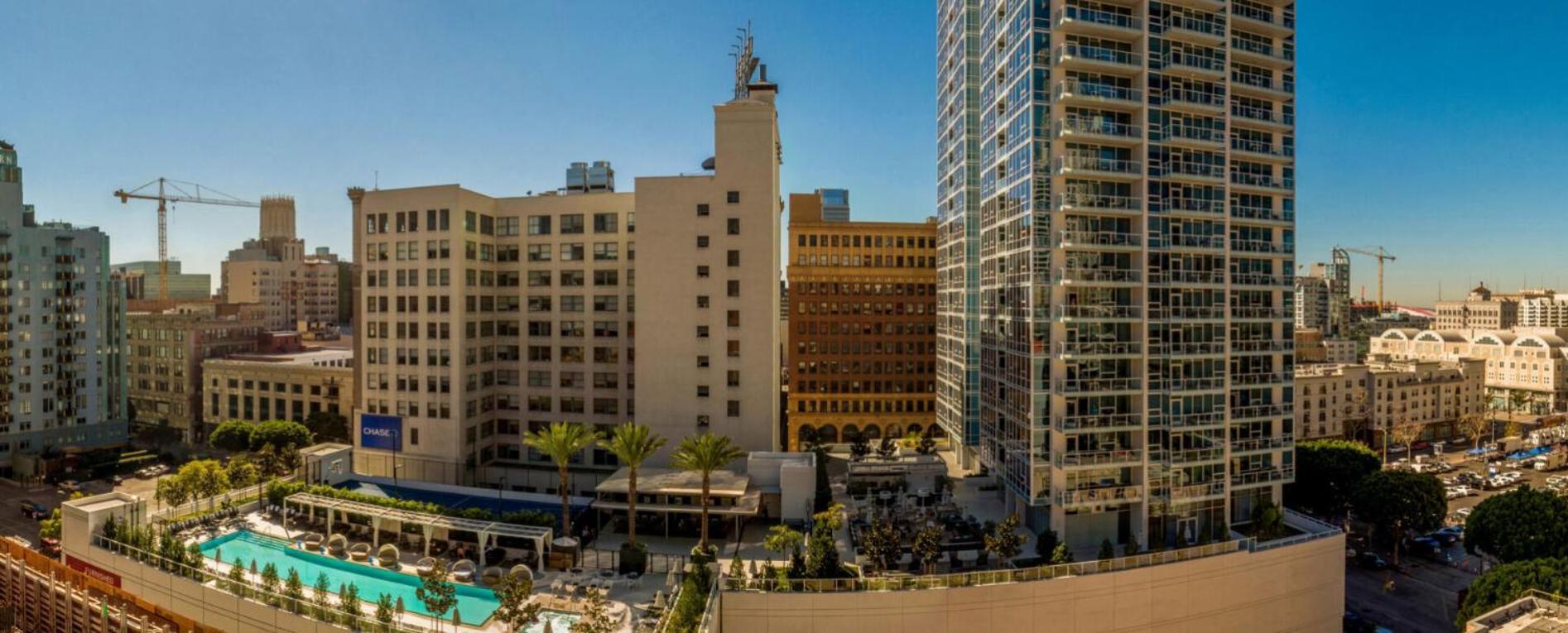 Level Downtown La South Olive Otel Los Angeles Dış mekan fotoğraf